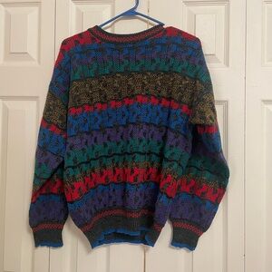 City Streets Colorful Crewneck Sweater